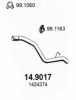 ASSO 14.9017 Exhaust Pipe